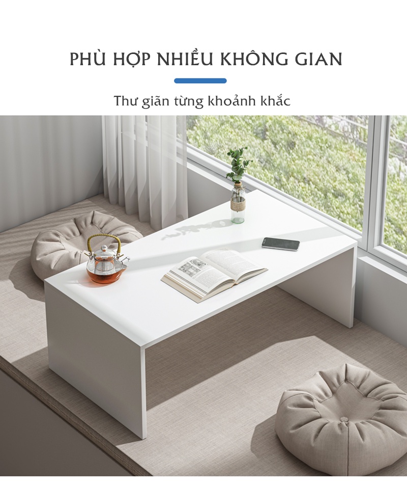 Mô tả Bàn trà đa năng có thể làm bàn học bàn trang điểm ngồi bệt thương hiệu IGA - GP147 - 6