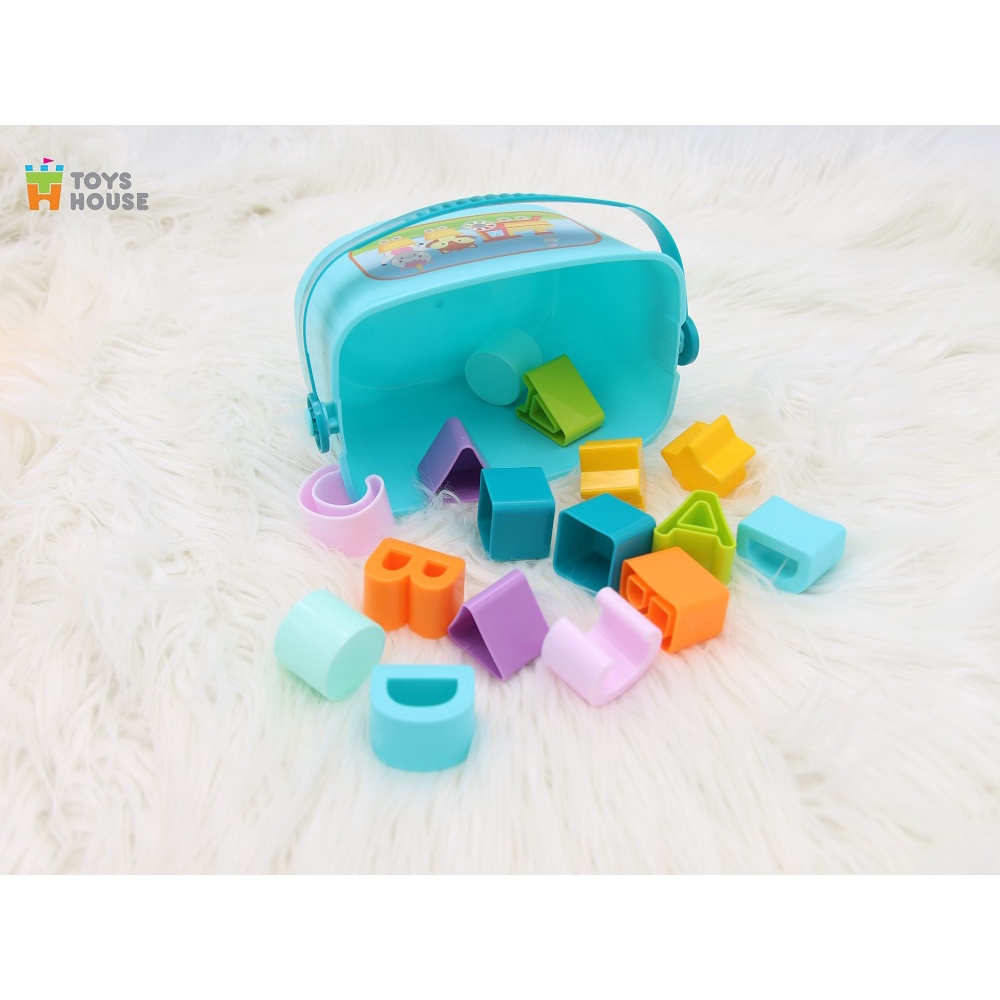 Mô tả Hộp thả hình khối - đồ chơi giáo dục sớm giúp bé nhận biết màu sắc, hình khối, chữ cái cho trẻ từ 6 tháng Toyshouse 0218 - 4
