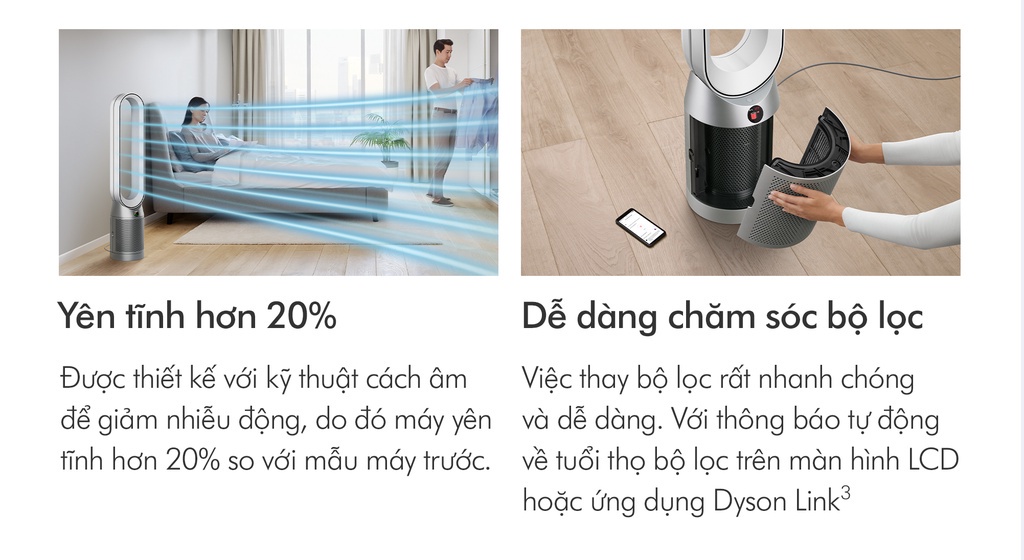 Mô tả Máy lọc không khí Dyson Purifier Cool ™ TP07 - 9