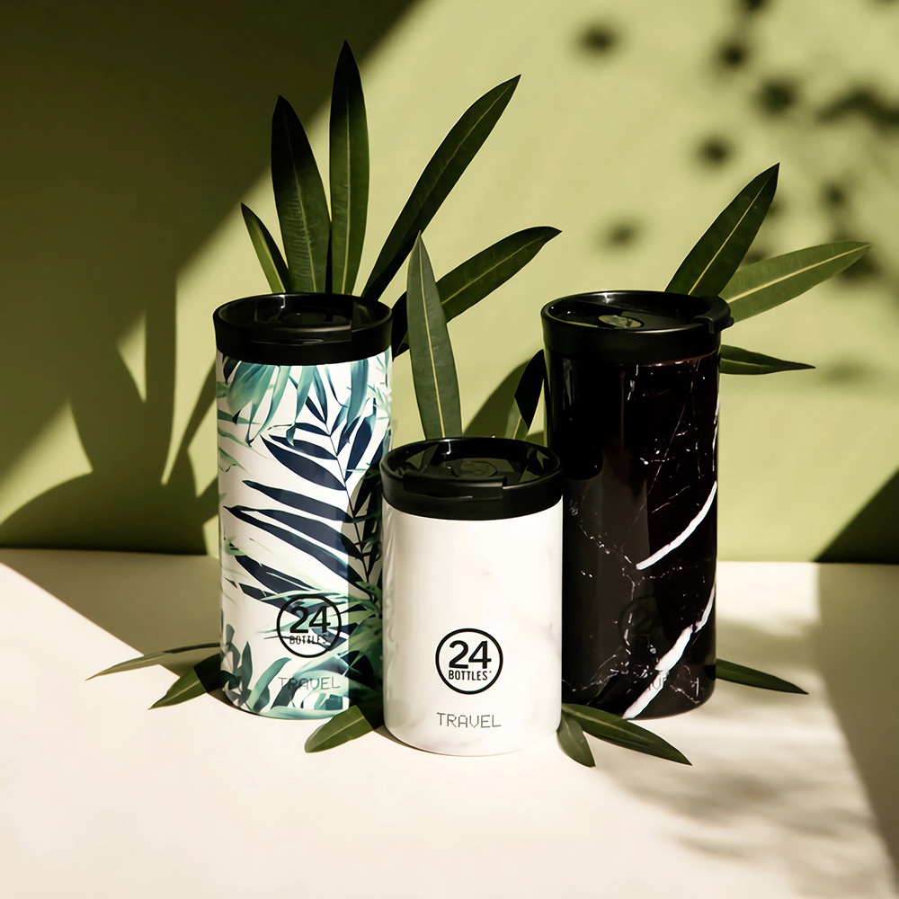 Mô tả Bình giữ nhiệt Travel Tumbler 24Bottles họa tiết Lush chất liệu thép không gỉ - 7