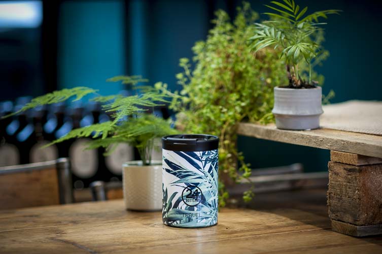 Mô tả Bình giữ nhiệt Travel Tumbler 24Bottles họa tiết Lush chất liệu thép không gỉ - 8