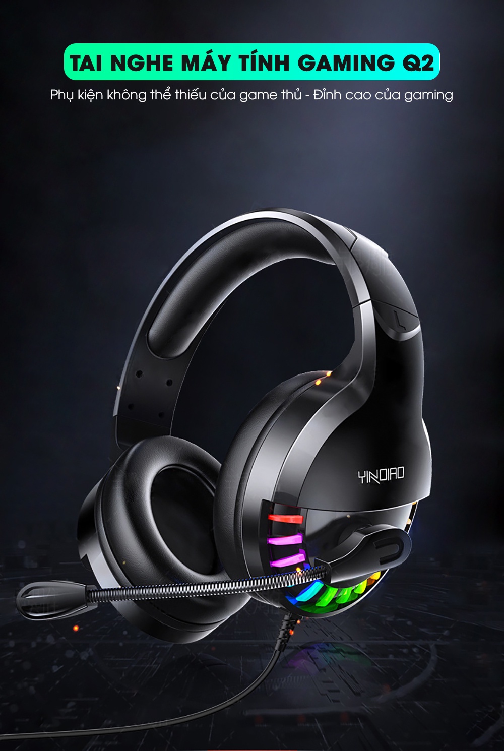 tai nghe chụp tai gaming sidotech q2