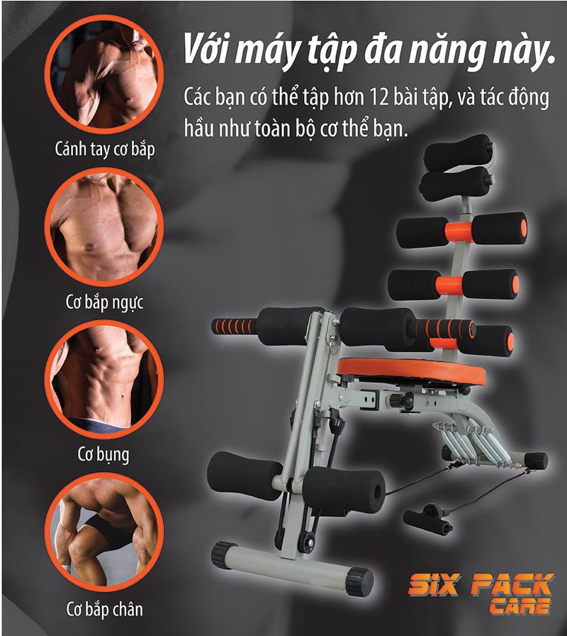 Mô tả BG Máy Tập Cơ Bụng New Six Pack Care KM2017 - 1