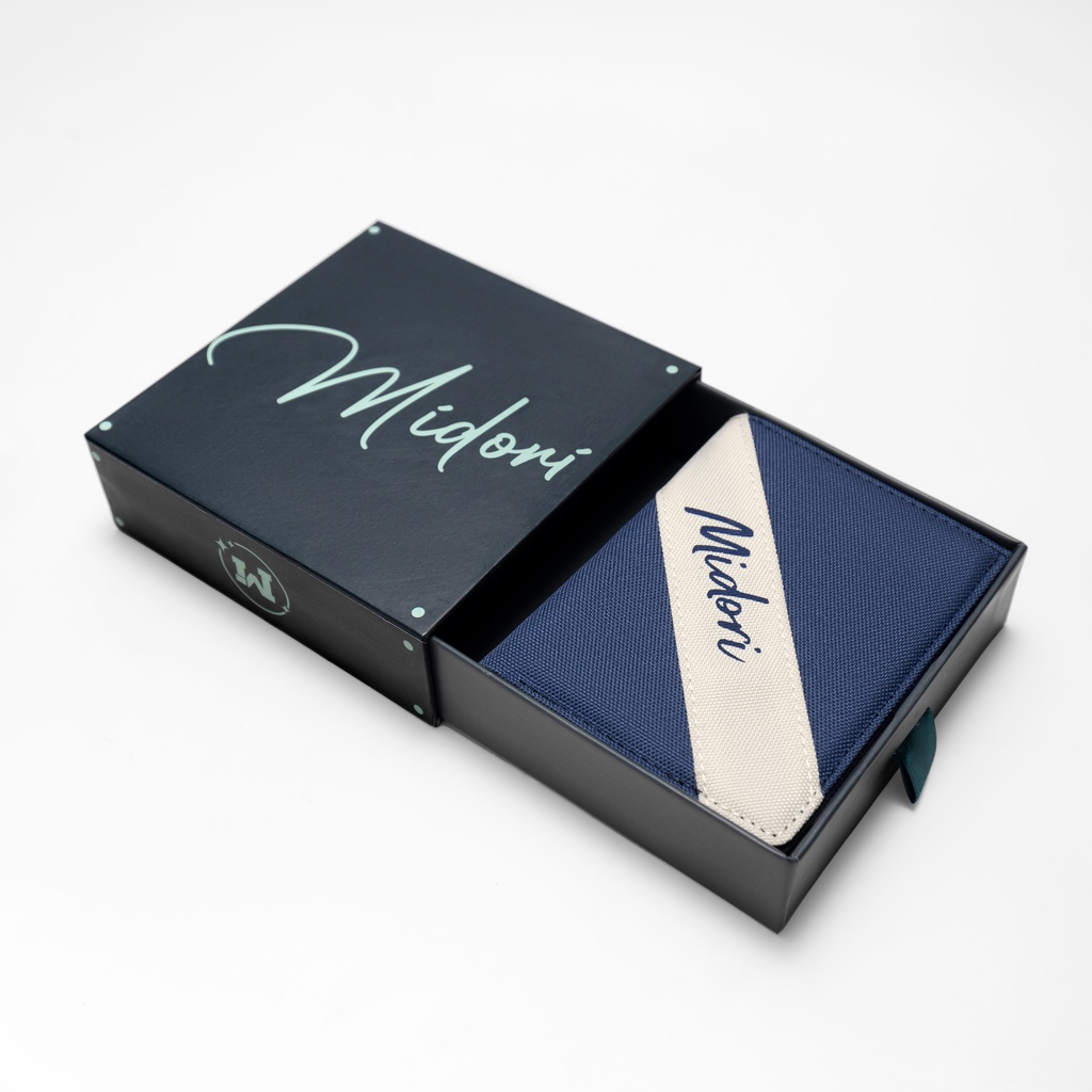 Mô tả Ví Vải Đứng Nữ Phối Màu Polyester Kháng Nước Local Brand Chính Hãng Midori M Studio - 8