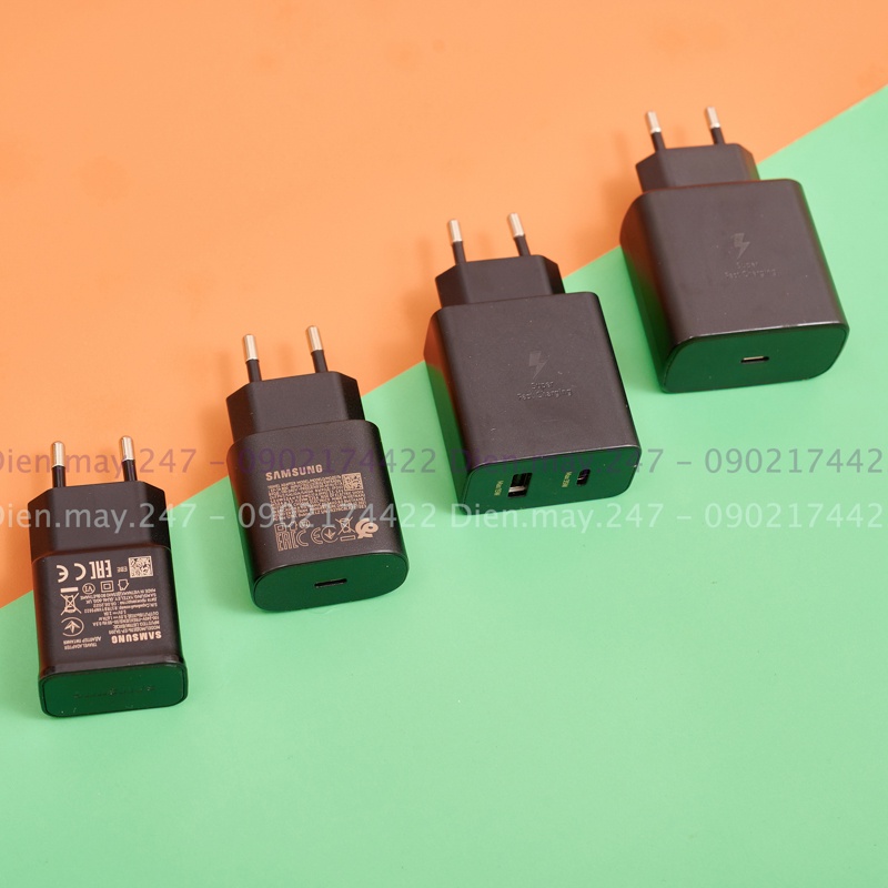 Mô tả Củ sạc nhanh Samsung 15w 25w 45w - Lỗi 1 đổi 1 - Chính hãng nhà máy Samsung Việt Nam - 1