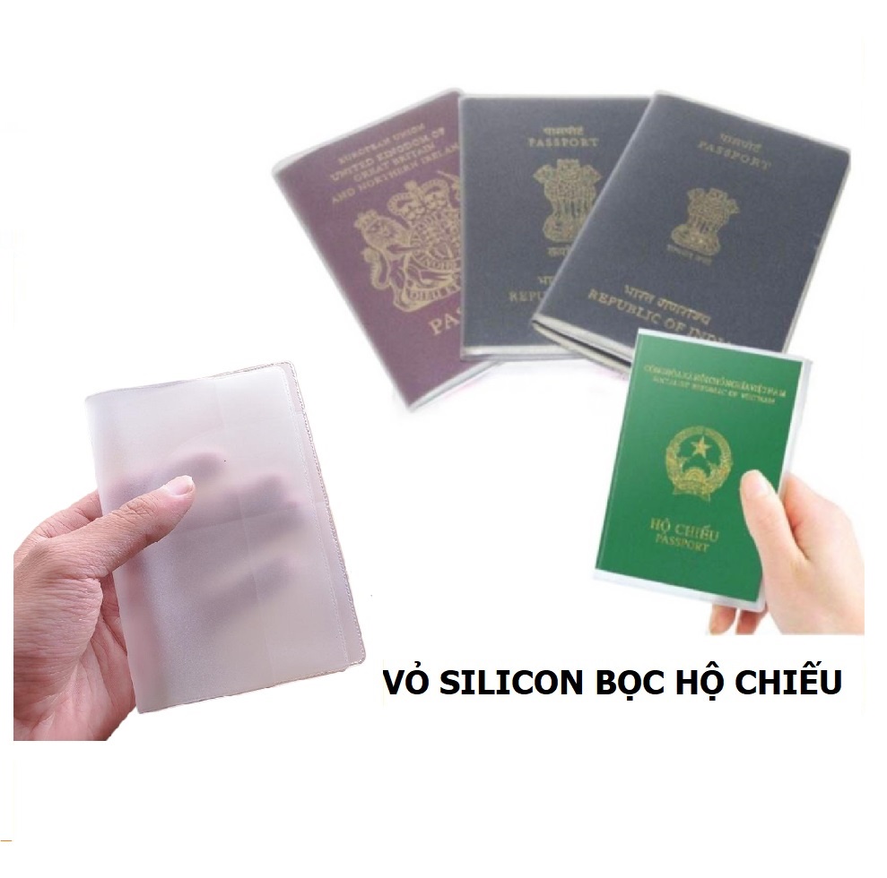 Mô tả Vỏ Bọc Hộ Chiếu - Passport - Taky - Chất Liệu  Dẻo Trong Suốt, Taky, Tiện Dụng, An Toàn Khi Đi Du Lịch 5310 - 1