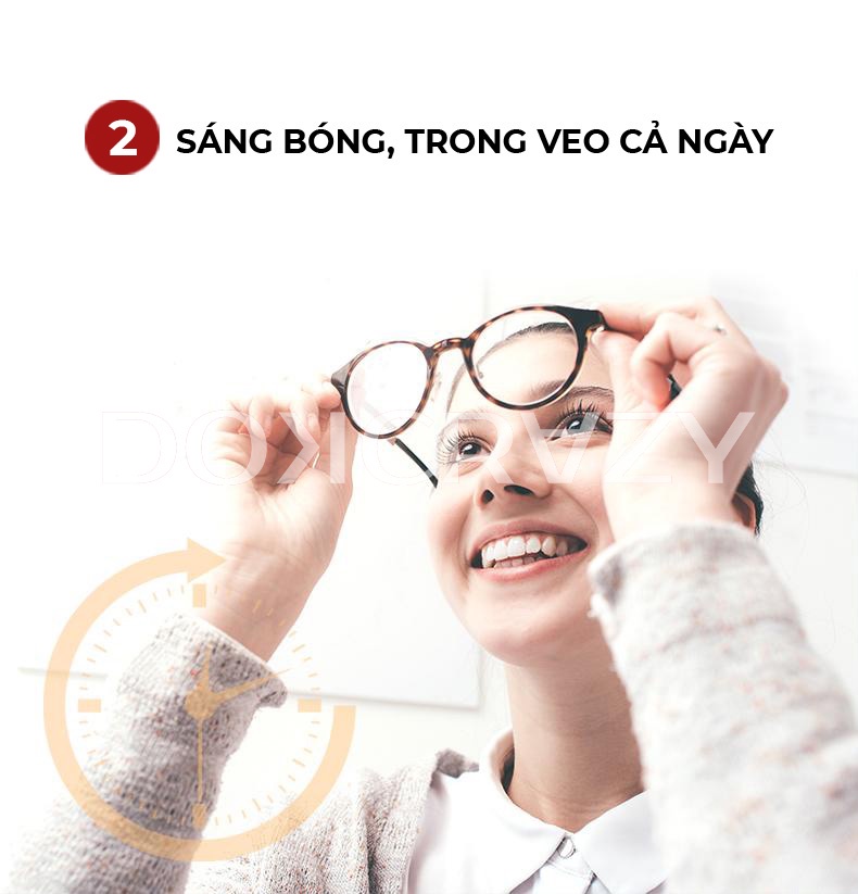 Mô tả Khăn lau kính NANO chuyên dụng DOKCRAZY chống bám hơi nước đi mưa, đeo khẩu trang - 8