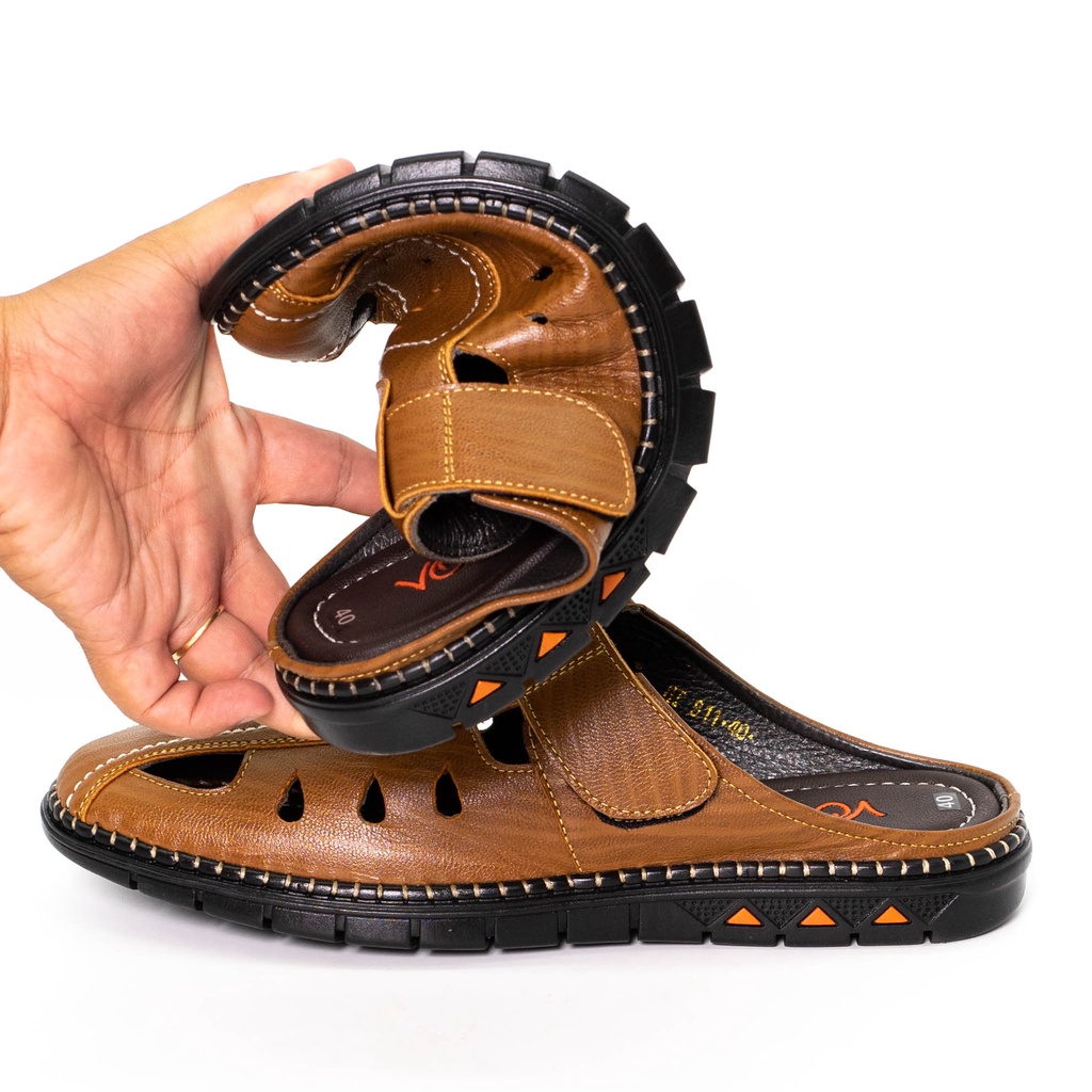 Mô tả Giày sục da bò thật VO Luxury Fashion HT811 - 8