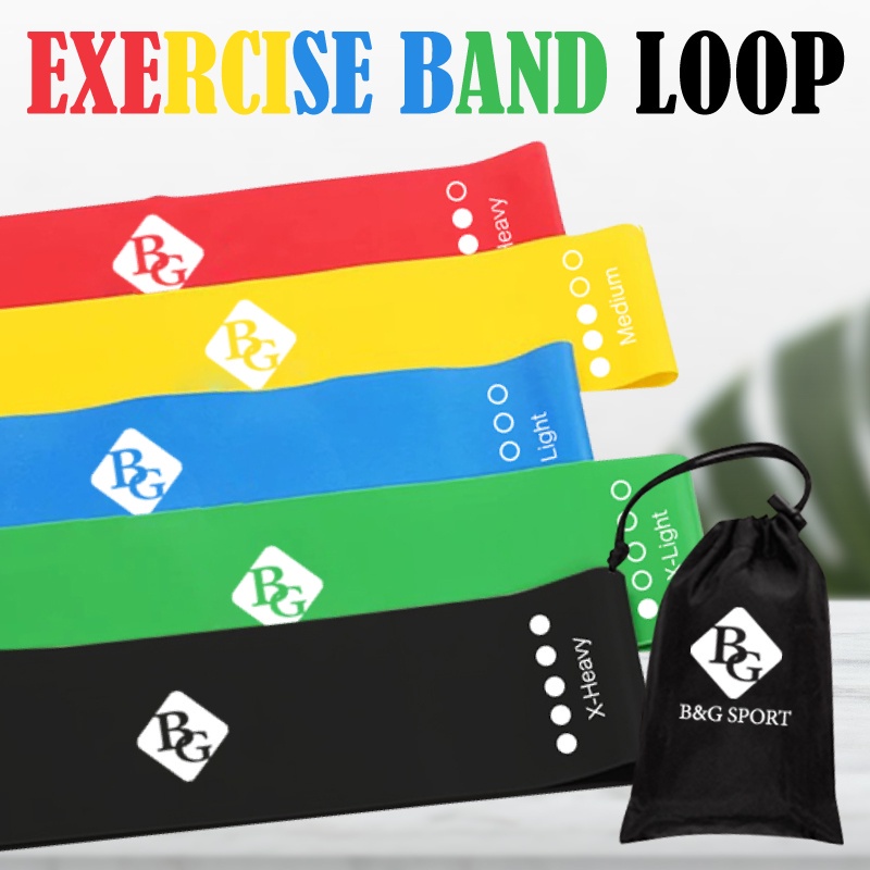 Mô tả BG Dây đàn hồi kháng lực tập Gym Yoga Thái Lan cao cấp đa năng mới 2023 MÀU ĐỎ ( XL) 15-18KG HOT - 1