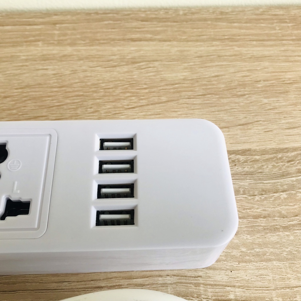 Mô tả Bộ Ổ Cắm Điện Đa Năng 3 Ổ Cắm Công Suất 2500W Và 4 Cổng USB Sạc Trực Tiếp 11W Dây 2 Mét Chính Hãng Amalife - 6