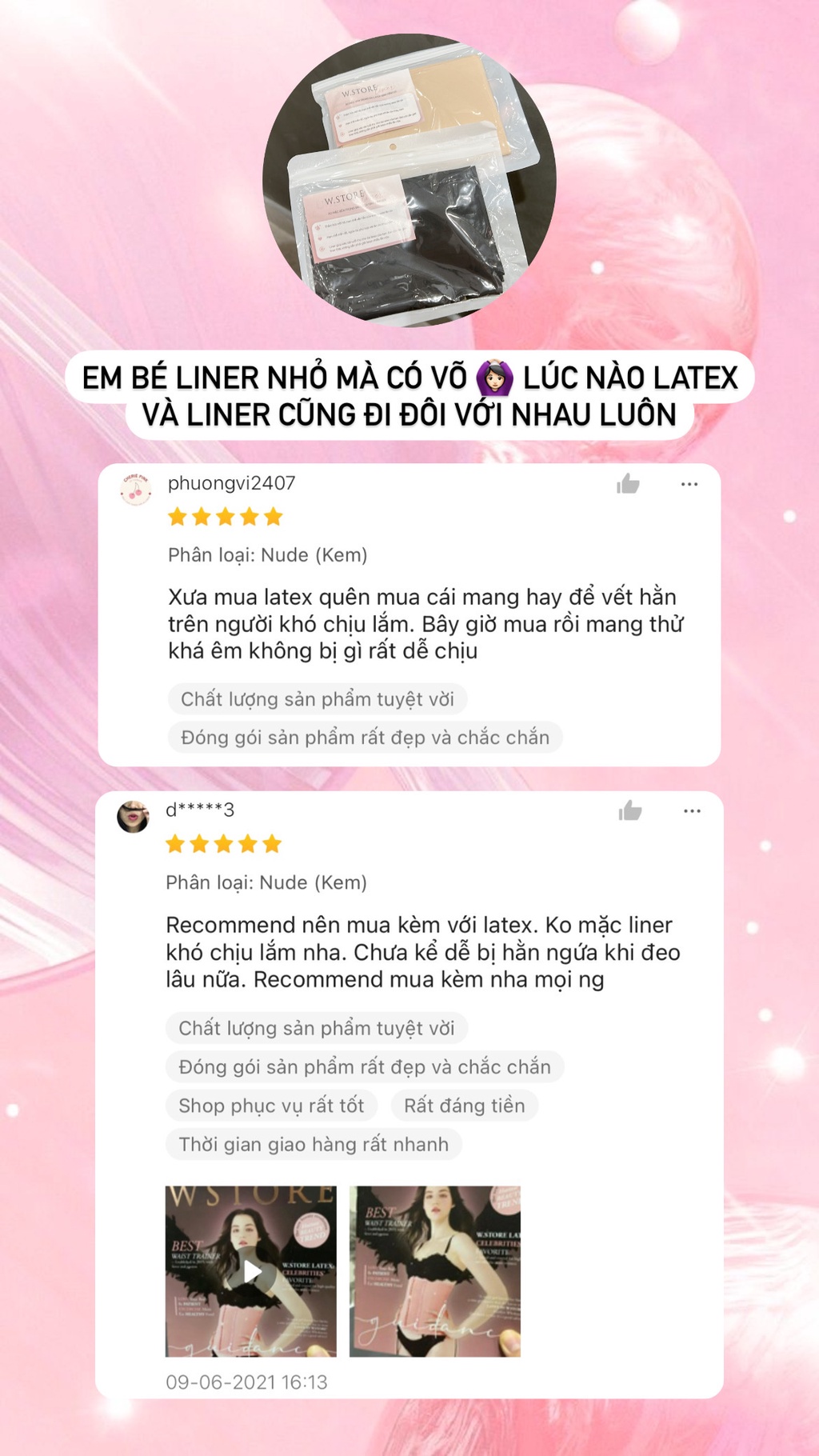 Mô tả Áo Lót Liner Corset Mặc Bên Trong Gen Nịt Bụng Latex WSTORE Thấm Hút Mồ Hôi, Chống Hằn Ngứa Da - Latex by W.Store - 2