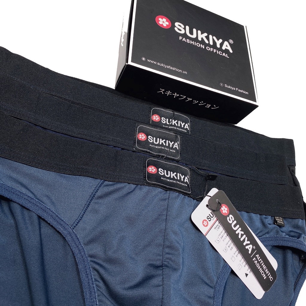 Mô tả Quần Sịp Đùi Boxer Nam Combo 3 màu SUKIYA chất mềm mịn cao cấp Hàng Hiệu QL01 - 9
