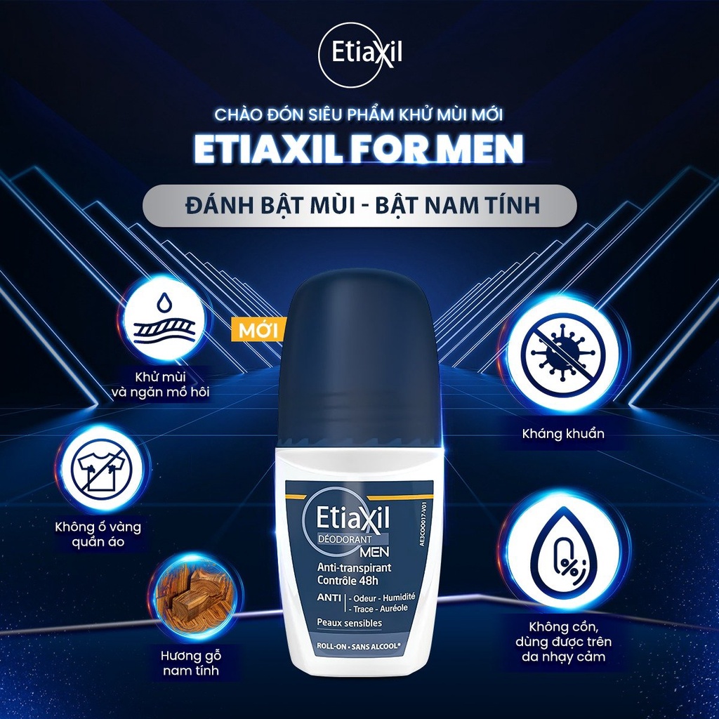 Lăn khử mùi Etiaxil Dành Cho Da Nhạy Cảm 15ml - Từ Hảo