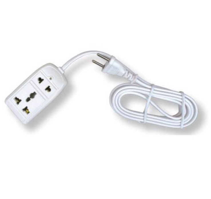 Mô tả Ổ Cắm Điện - Taky, Liền Dây Nối Dài 2 m, Cắm 2 Lỗ 2 Chạc Và 3 Chạc, An Toàn, Tiện Dụng Trong Gia Đình, 8608 - 1