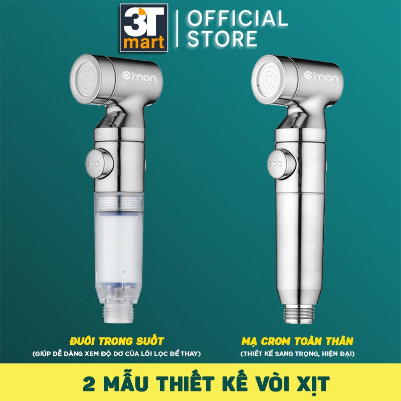 Mô tả Vòi xịt vệ sinh tăng áp LỌC và TÙY CHỈNH ÁP LỰC NƯỚC cao cấp C'MON VX-06 (lọc) - 7