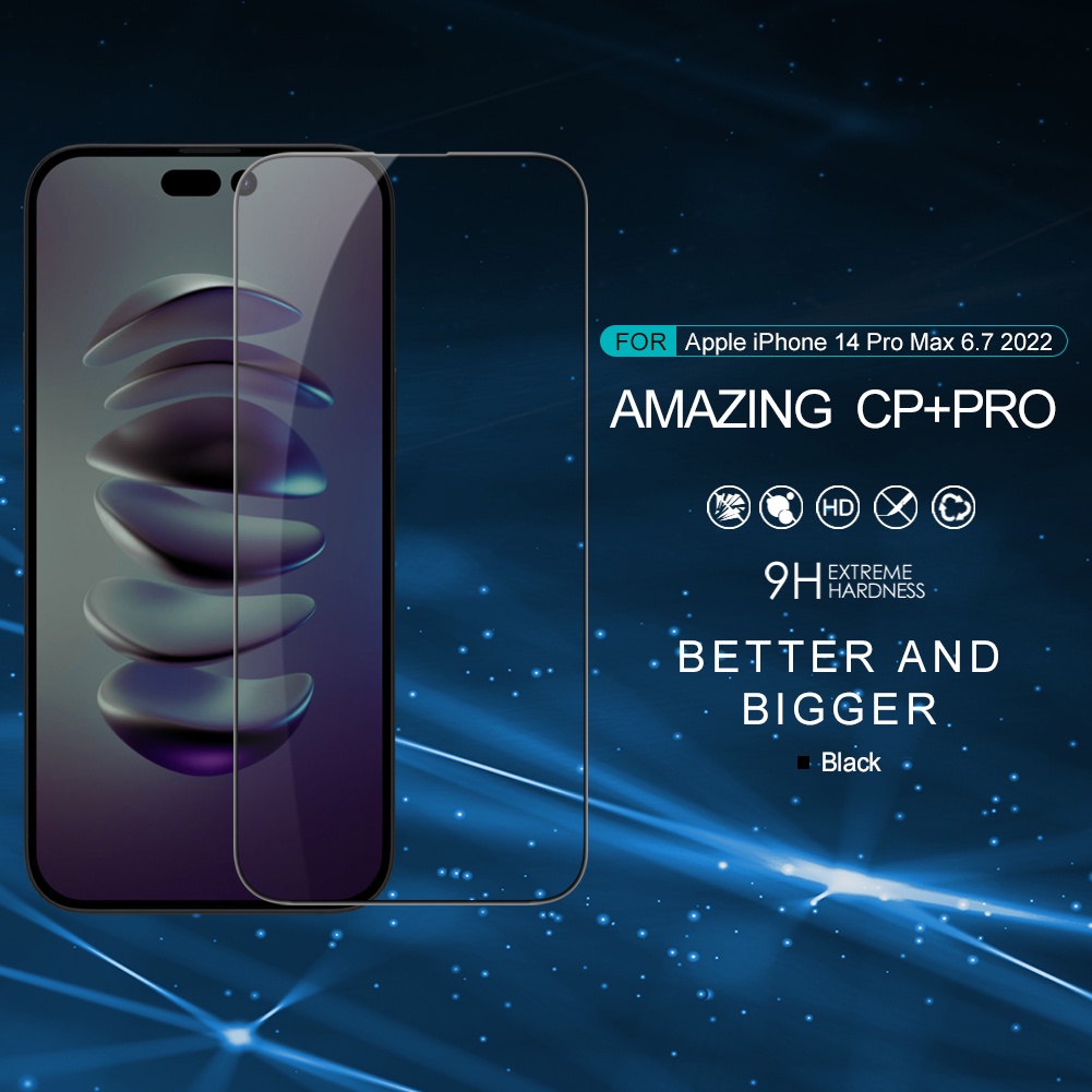 Mô tả Kính cường lực NILLKIN thích hợp cho iPhone 16e 15 Pro Max 14 Pro Max 15 14 Plus 13 Pro Max 13 Mini 12 Pro Max 11 Pro Max - 1