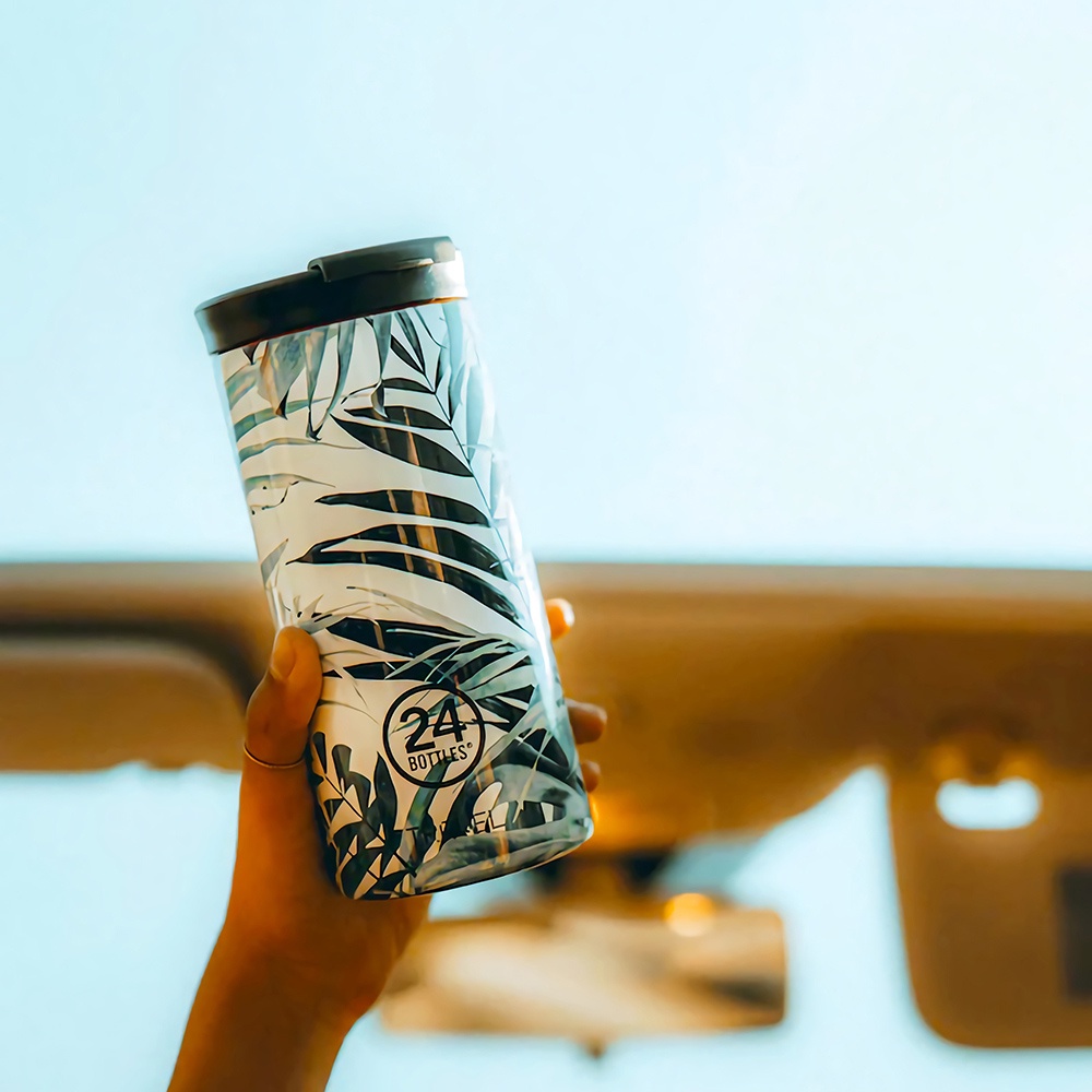 Mô tả Bình giữ nhiệt Travel Tumbler 24Bottles họa tiết Lush chất liệu thép không gỉ - 5