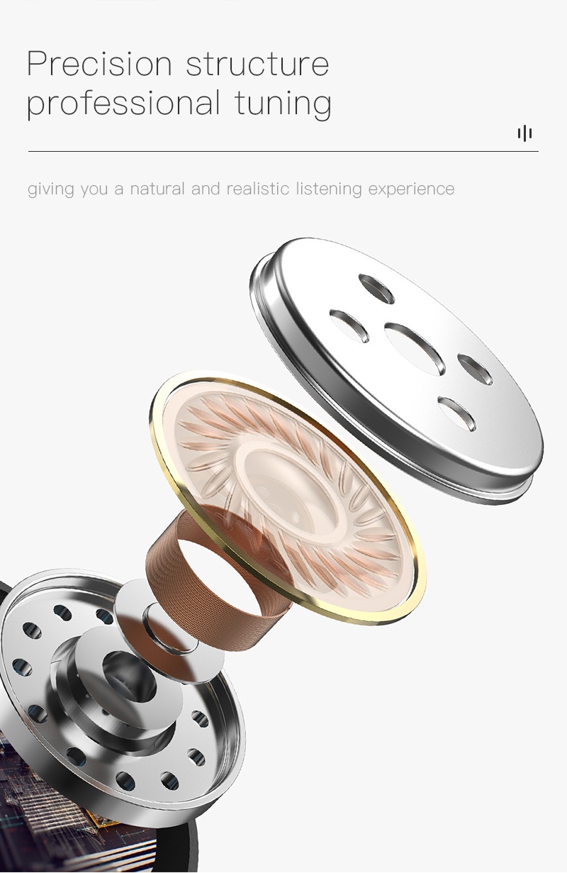 Mô tả Tai nghe nhét tai 
KUULAA dây dẹt cổng lightning type C hỗ trợ điều chỉnh âm lượng thích hợp cho iPhone Xiaomi Huawei - 9