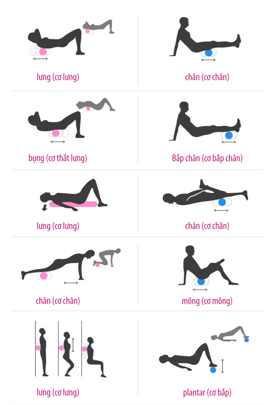 Mô tả BG-Con Lăn Massage,Ống Lăn Dãn Cơ Foam Roller màu BLUE Tập Gym/Yoga/Thể Hình( hàng nhập khẩu) - 1