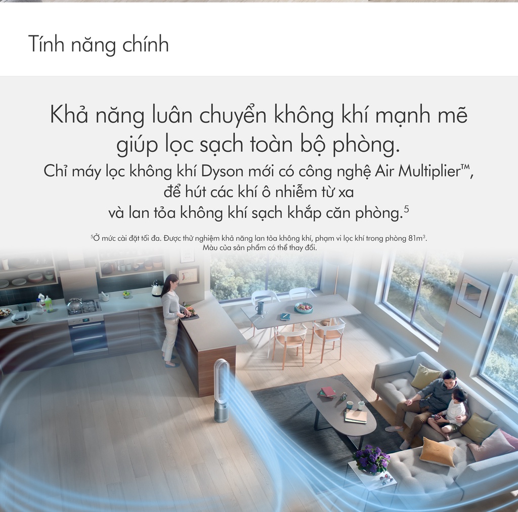 Mô tả Máy lọc không khí Dyson Purifier Cool ™ TP07 - 4