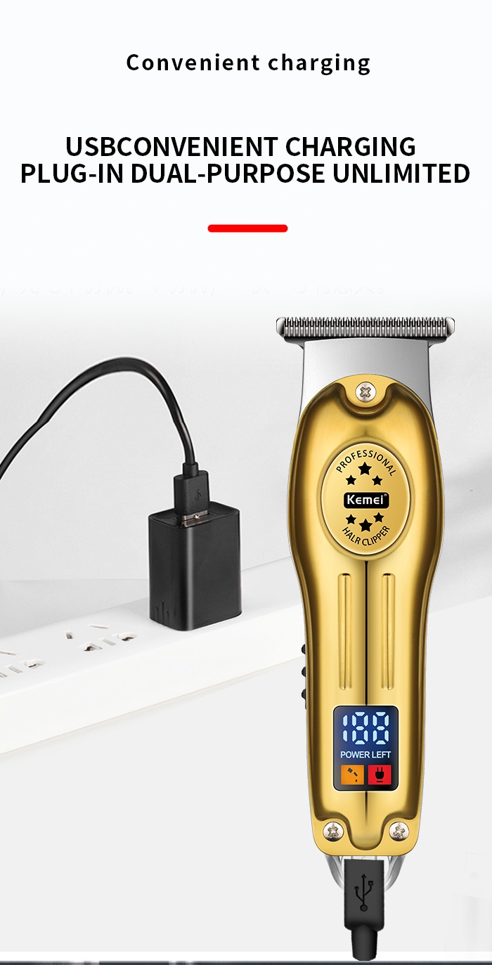 Mô tả Máy cạo râu Cắt Tóc Cạo Râu Chuyên Nghiệp Kemei - 1