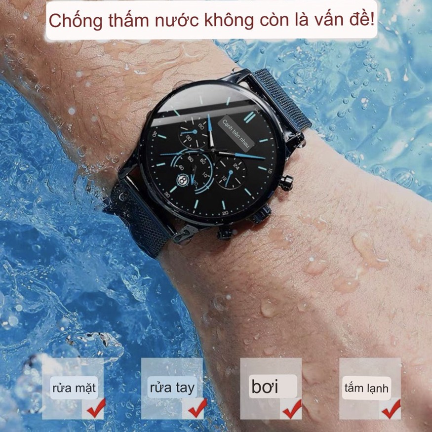 Đồng hồ DIZIZID mặt đen