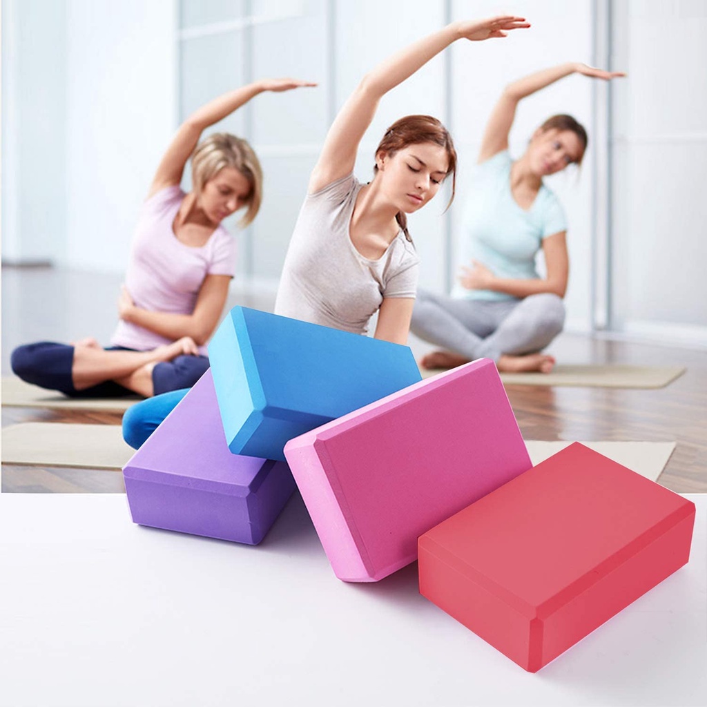 Mô tả Gối Tập Yoga Chọn Màu Chính Hãng Amalife Cao Cấp – Gạch Tập Yoga Loại Nặng 190gram - 3