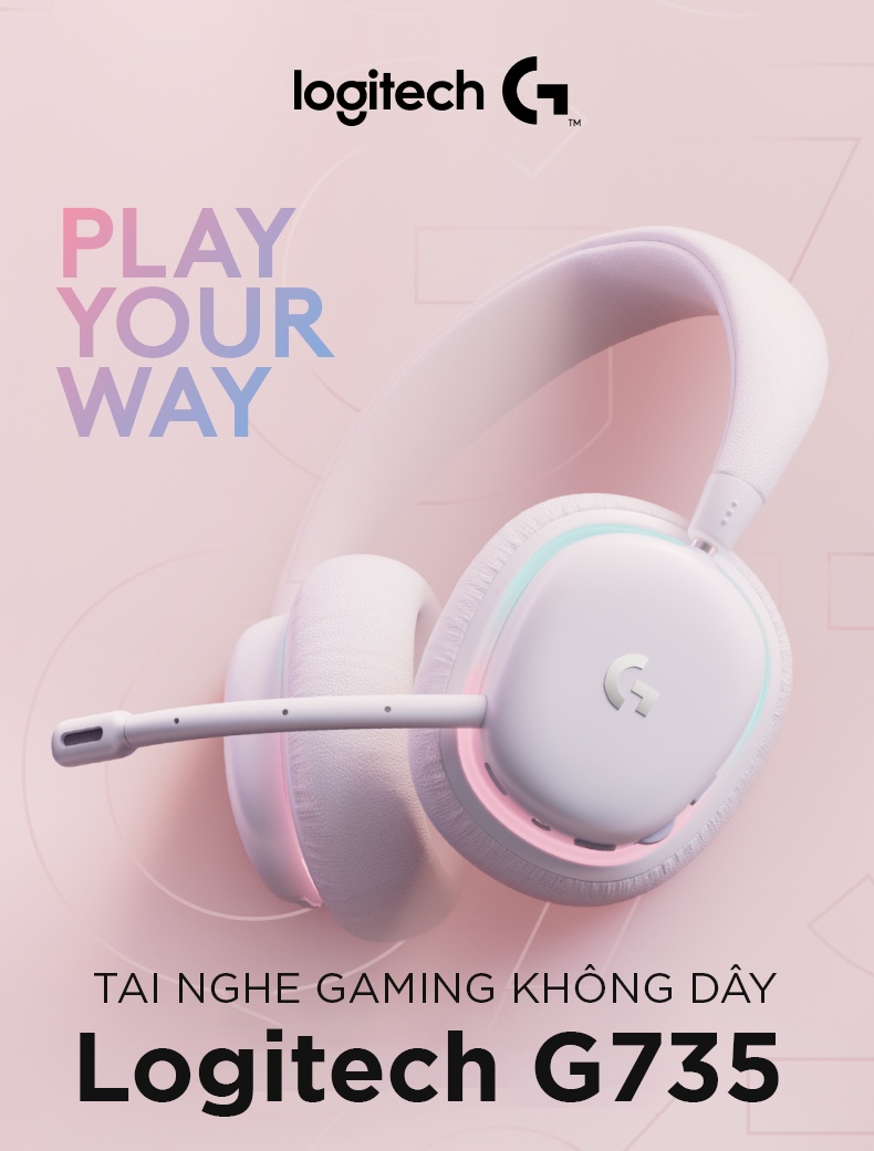 Tai Nghe Gaming Không Dây Logitech G735 Aurora Bluetooth And Lightspeed Rgb Pc Mac Shopee Việt Nam 3281