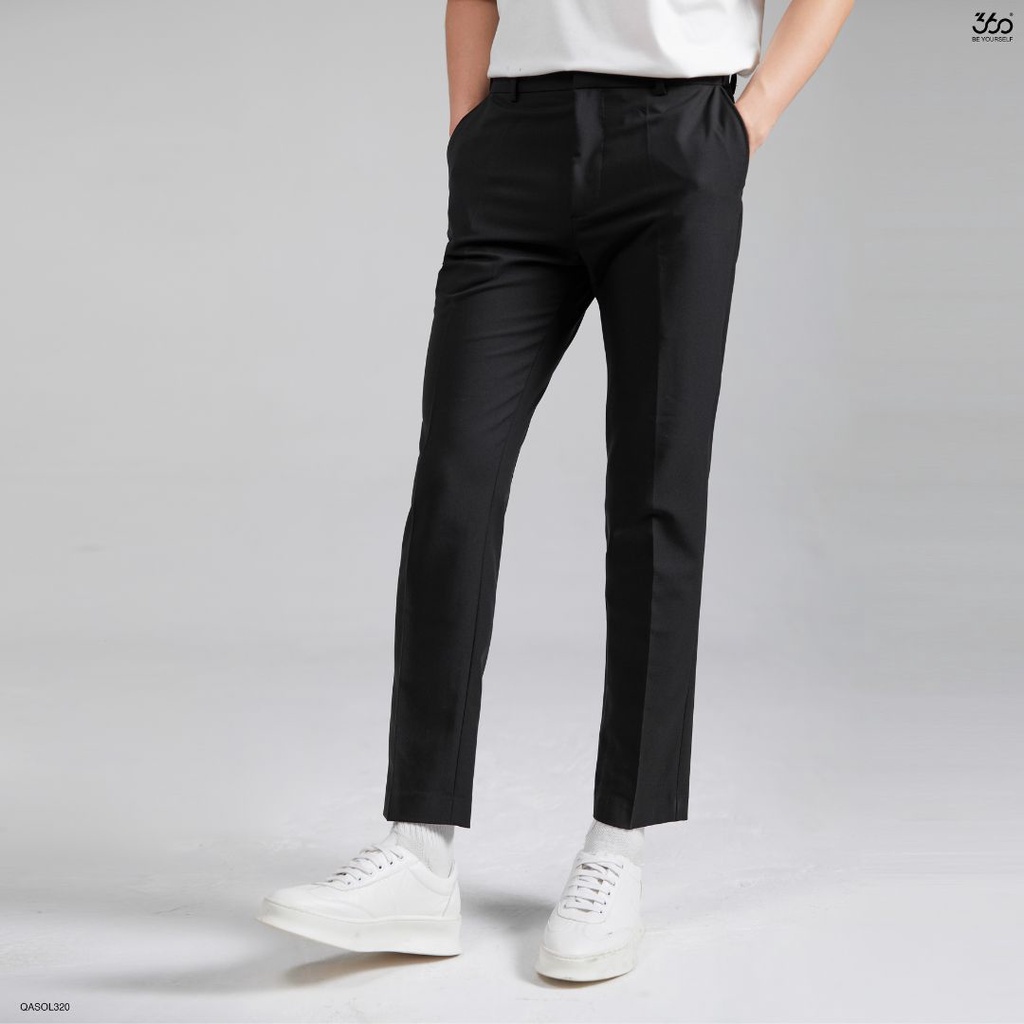 Mô tả Quần âu nam cạp chun ẩn điều chỉnh dáng slimfit 360 Boutique quần tây cạp cao chất liệu dày dặn cao cấp - QASOL320 - 1