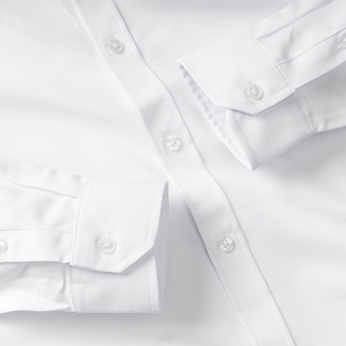 Mô tả Áo sơ mi nam Gấu 194 cổ trụ - tàu tay dài vải coton lụa mềm co dãn, ít nhăn - form slimfit sang trọng cao cấp - 1