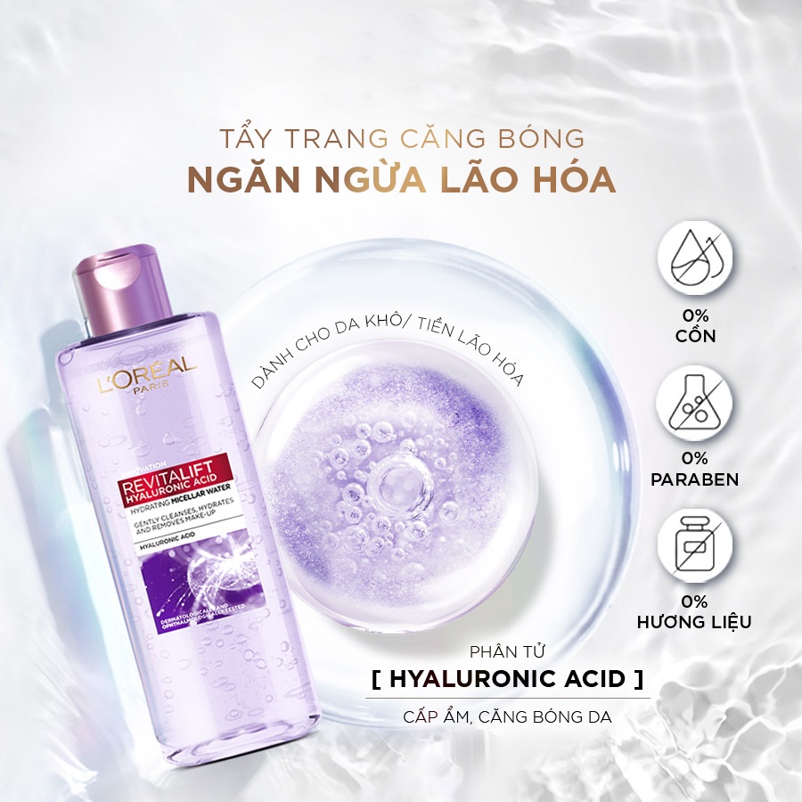 Mô tả Bộ 2 nước tẩy trang đa năng 3in1 làm sạch sâu L'Oreal Paris 400ml x 2 - 4