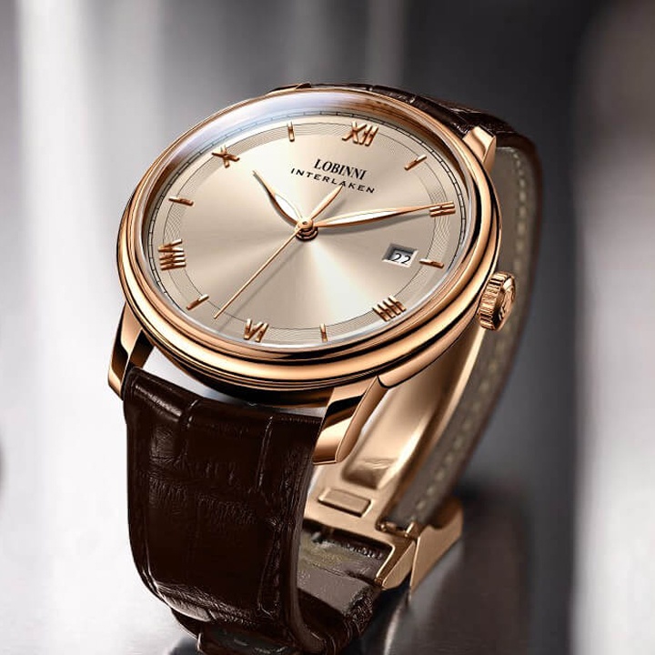Dây da nâu LOBINNI L14003-1