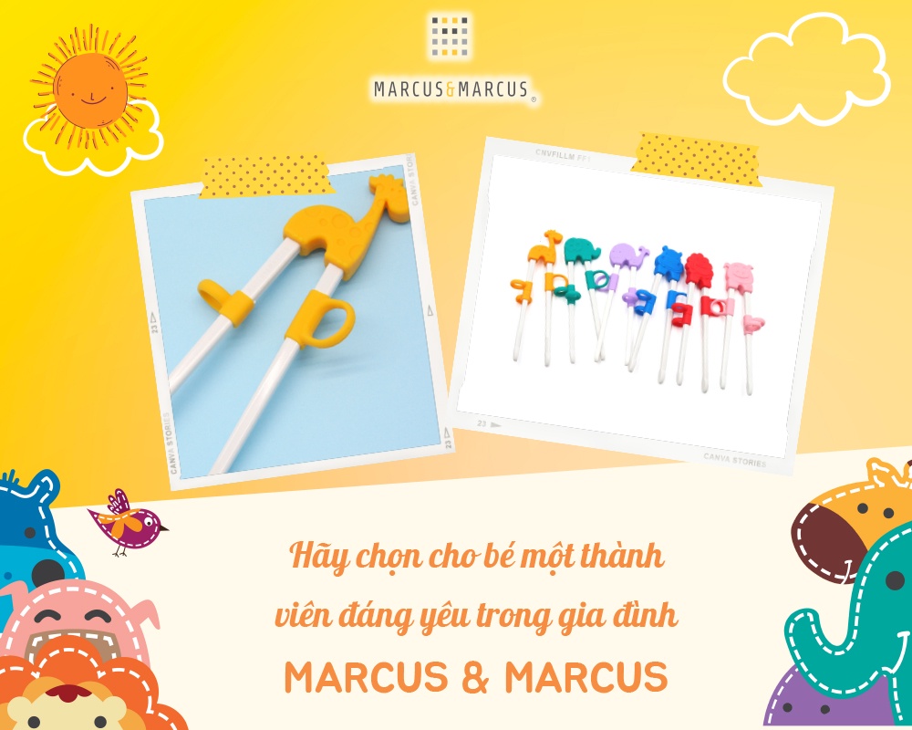 Mô tả Đũa Tập Ăn Cho Bé Marcus & Marcus, từ 3 tuổi - Lola - 4
