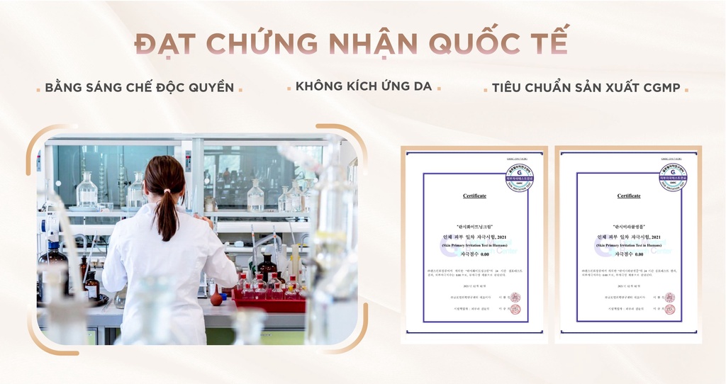 Mô tả Combo 7 Ngày Trắng Bật Tone LANCI mờ thâm nám, dưỡng ẩm sáng da 10ml - 6