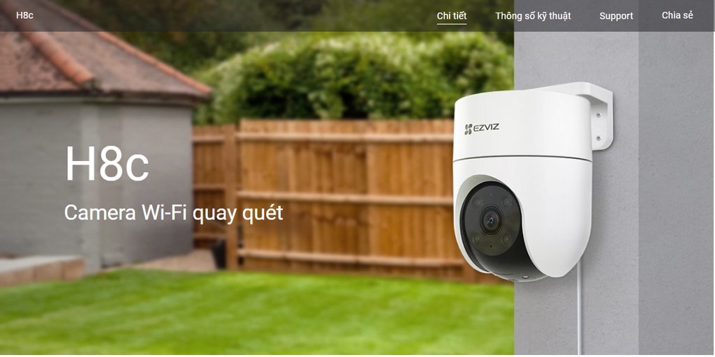 Camera EZVIZ H8C Pro quay quét