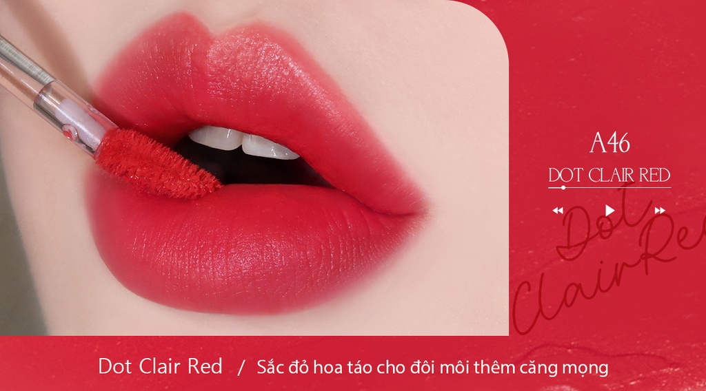 Mô tả Son Kem Black Rouge Air Fit Velvet Tint Ver 9 Acoustic Mood 36,7g - 5