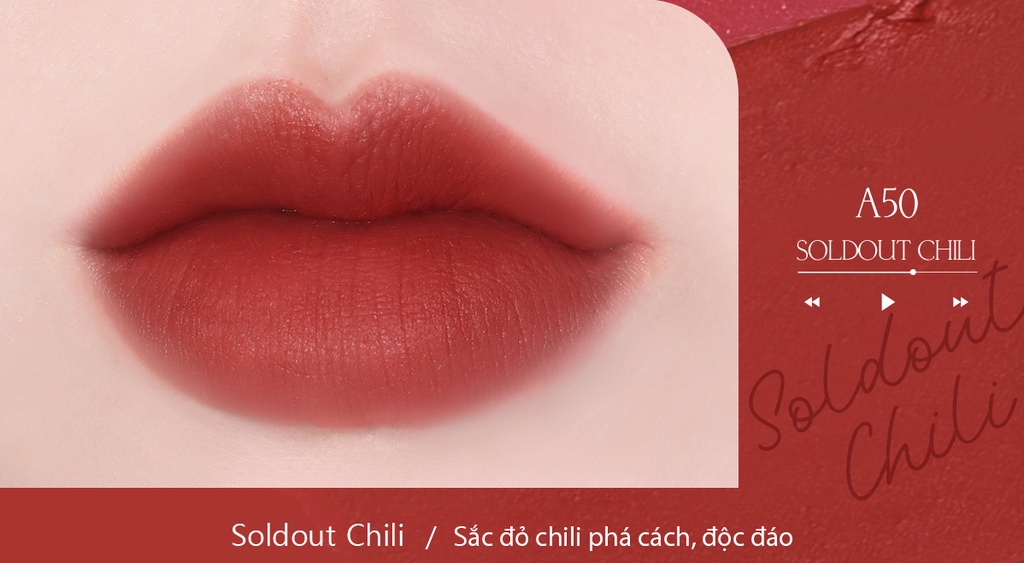 Mô tả Son Kem Black Rouge Air Fit Velvet Tint Ver 9 Acoustic Mood 36,7g - 9