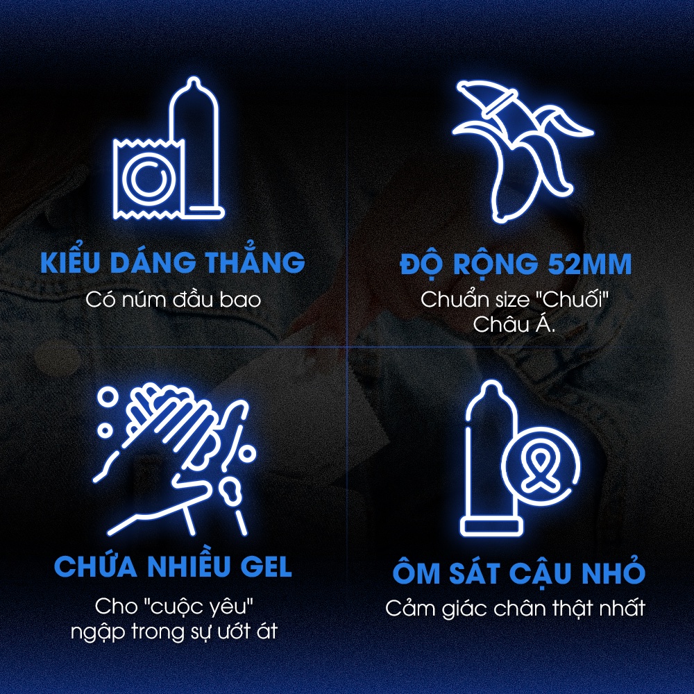 Mô tả Combo 3 hộp Bao cao su kéo dài thời gian quan hệ LifeStyles Love Time nhiều gel - Hộp 3 bao - 2