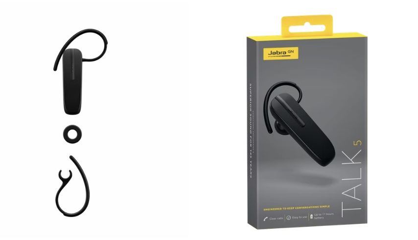 Mô tả Tai Nghe Không Dây, Bluetooth Đàm Thoại Jabra Talk 5 - Hàng Chính Hãng - 1
