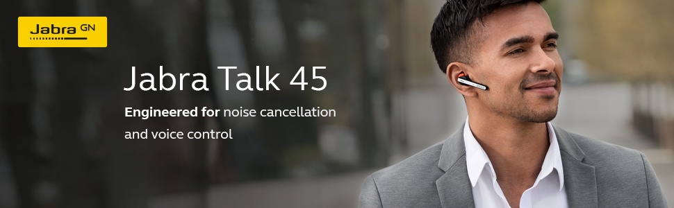 Mô tả Tai Nghe Không Dây, Bluetooth Đàm Thoại Jabra Talk 45 - Hàng Chính Hãng - 1