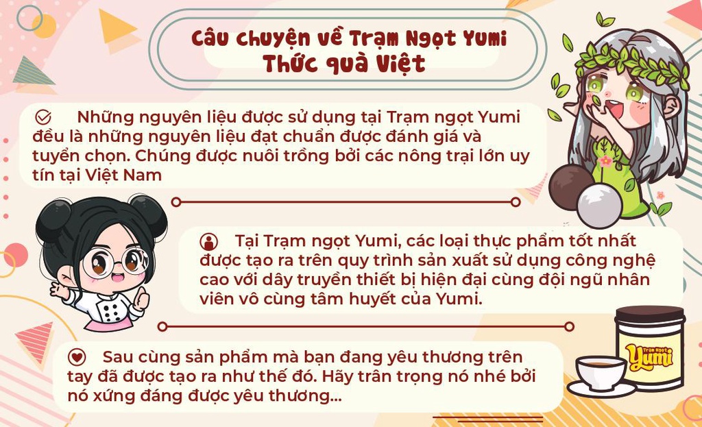 Mô tả Bánh gấu Trạm ngọt Yumi nhân kem sữa 3 vị truyền thống, cà phê, chùm ngây, bánh ngọt ăn vặt thơm ngon - 2