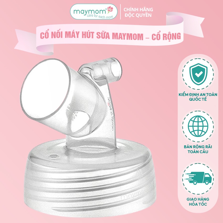 Mô tả Cổ Nối Phễu Maymom Myfit Loại Cổ Rộng, Tương Thích Phễu Hút Sữa Spectra, Pumpin, Lacteck, Mini Pum, Pumpa, Silicon - 2