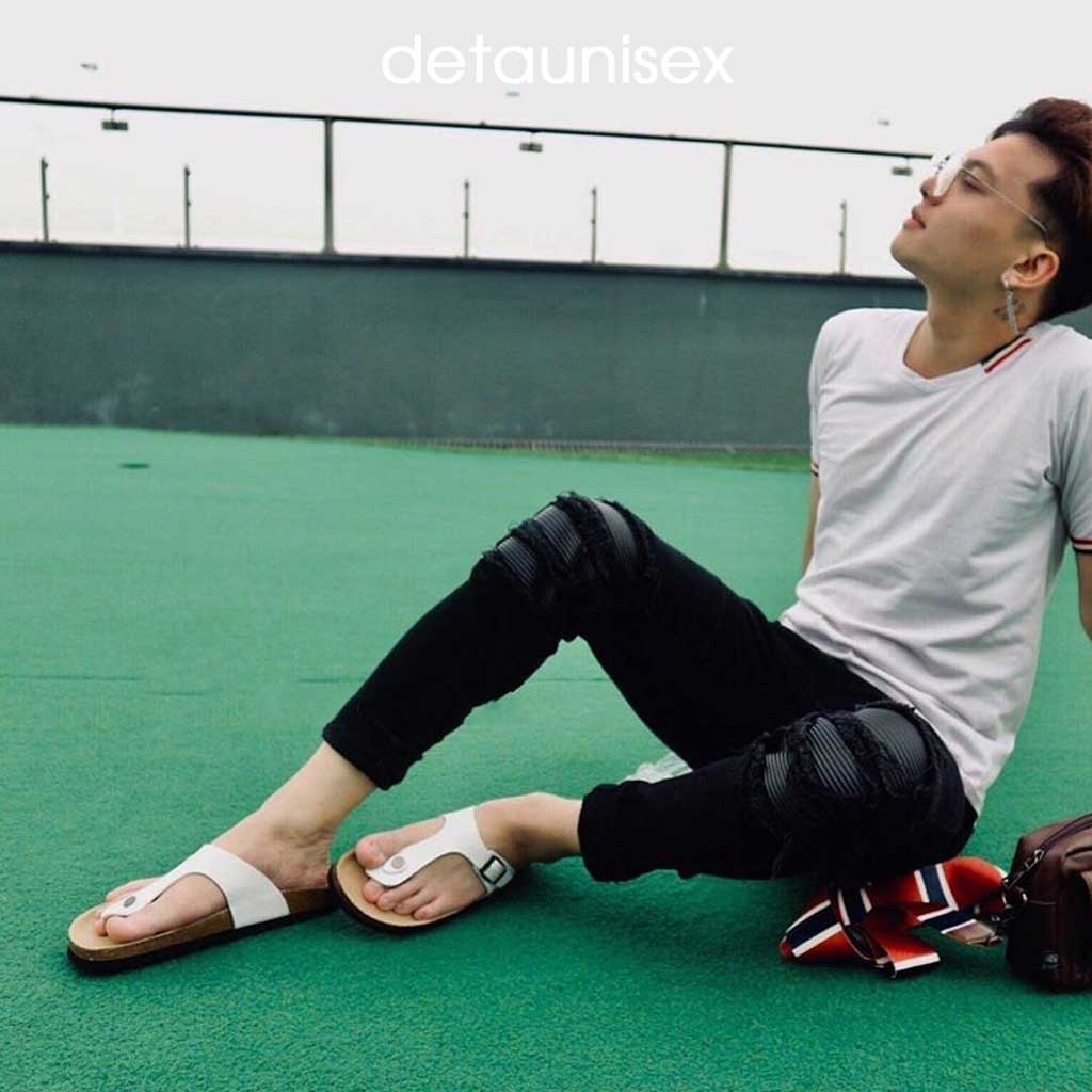 Mô tả Dép Birken đế trấu nam nữ kẹp ngón chữ T Detaunisex cực phong cách - DETA11 - 3