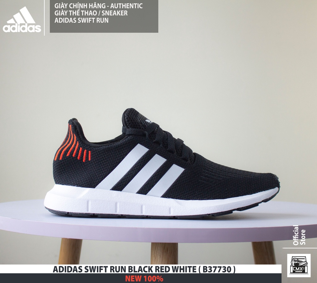 😘 [ Hàng Chính Hãng ] Giày Adidas Swift Run White Black + Black Red White  ( Cq2116 - B37730 ) - Hàng Chính Hãng 100% | Shopee Việt Nam