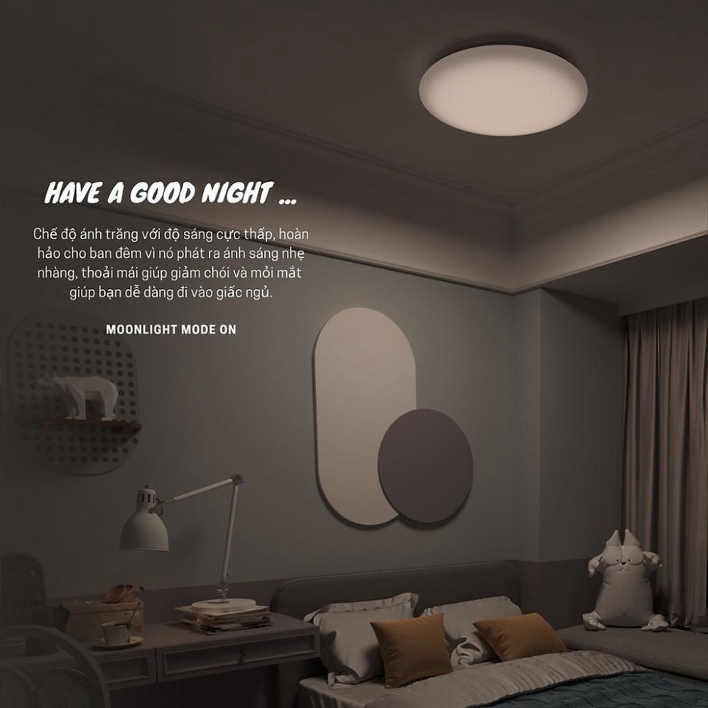 Mô tả Đèn trần thông minh Yeelight Arwen 235C viền siêu mỏng - công suất 18W thay đổi nhiều ngữ cảnh, tương thích Homekit - 4