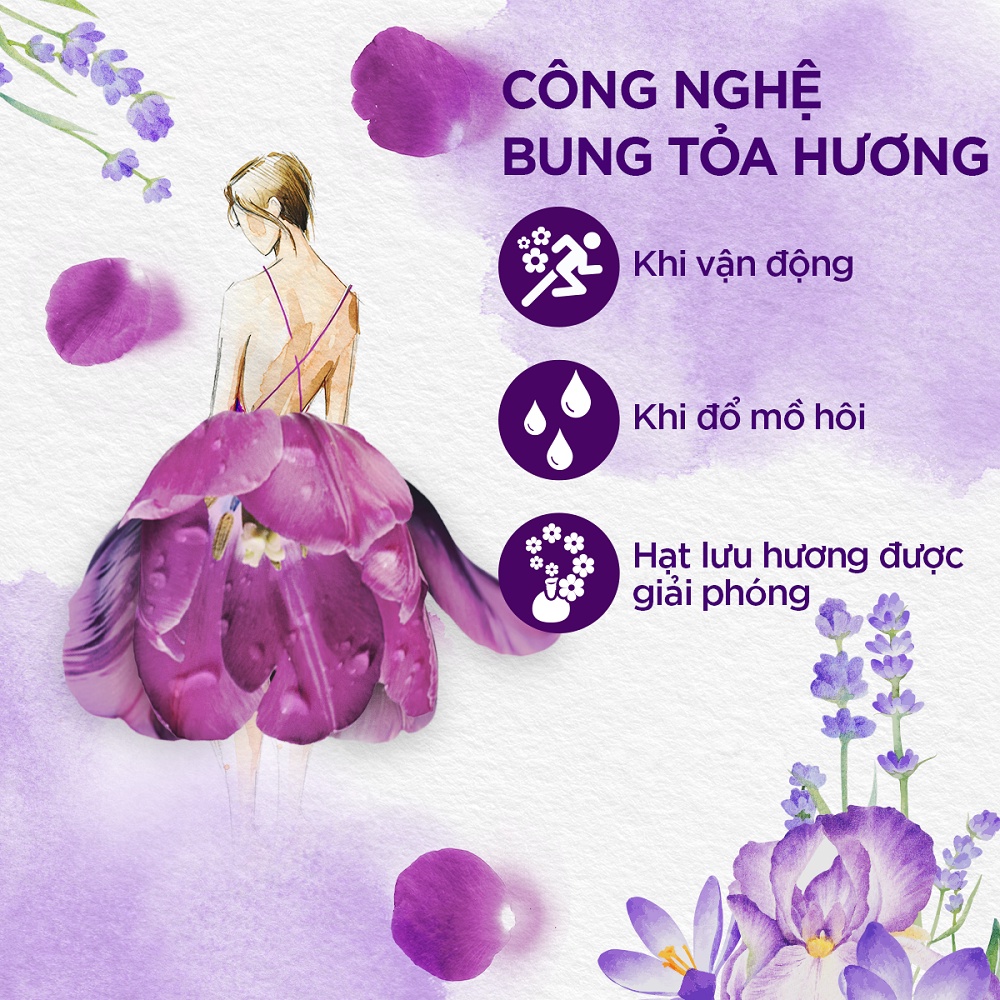 Mô tả Combo Nước Giặt ARIEL Hương Downy Nước Hoa Oải Hương Túi 3.65KG & Nước Xả Vải DOWNY Hương Hoa Oải Hương Nước Pháp Túi 3L - 3