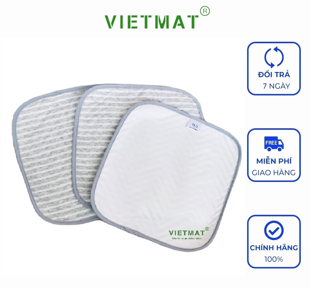 Mô tả 3 tấm 30x30cm lót chống thấm cho bé bỏ bỉm TILO lót mông thay bỉm, mềm, thoáng mát, không nóng, không sột soạt, giặt máy - 2