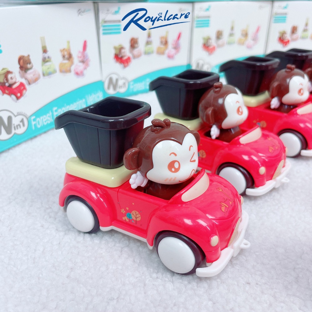 Mô tả Đồ chơi ô tô trớn đà hình thú ngộ nghĩnh cho bé Royalcare 82255A - 2