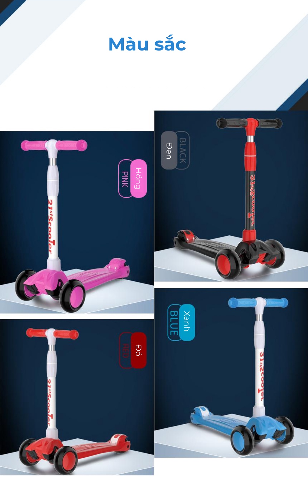 Mua xe trượt scooter 21stscooter Candy Pro