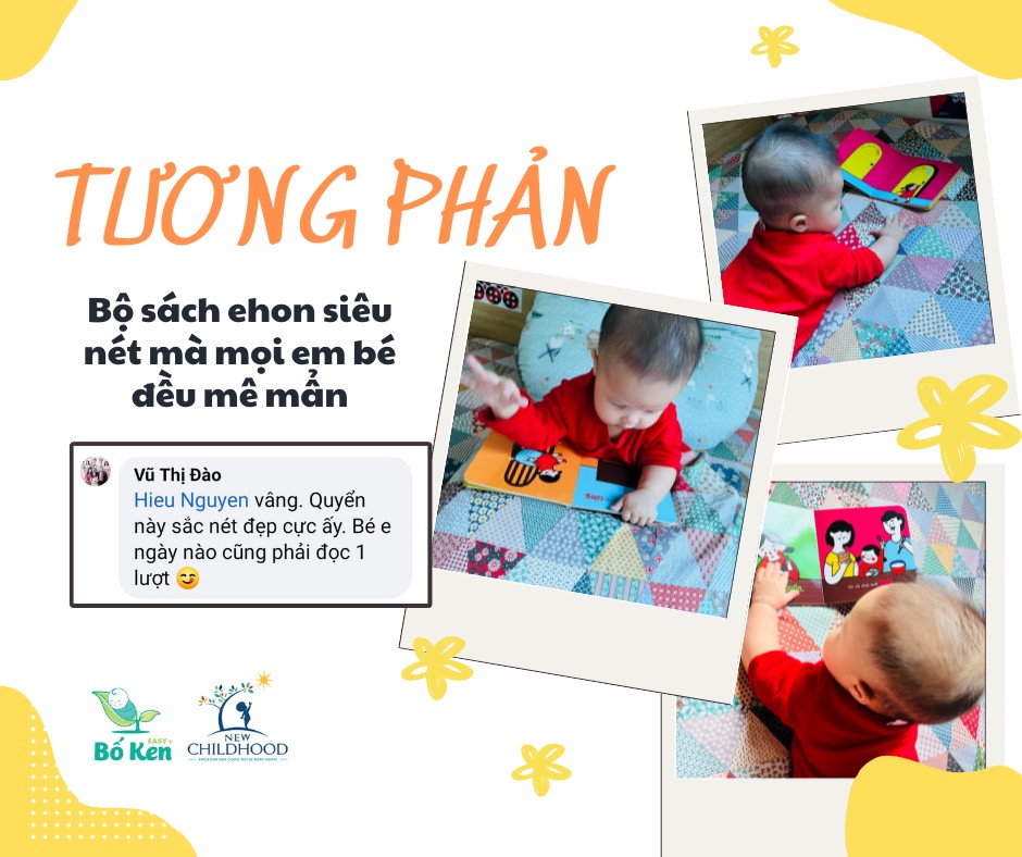 Mô tả Bộ Sách Tương Phản - Đọc Ngay Cho Bé Vừa Chào Đời - 1